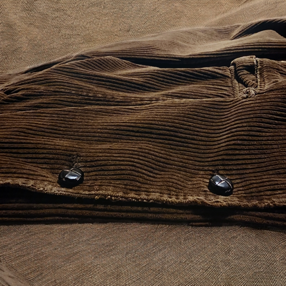 𝗦𝗢𝗟𝗗 Abercrombie & Fitch VINTAGE pinwhale corduroy blazer - Picture 6 of 6